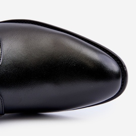 Chaussures noires élégantes pour hommes Jenavee le noir 2