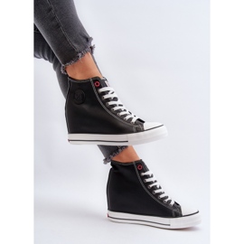 Baskets Compensées Femme Cross Jeans NN2R4005 Noir le noir 1