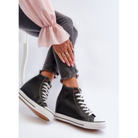 Baskets Compensées Femme Cross Jeans NN2R4005 Noir le noir 2