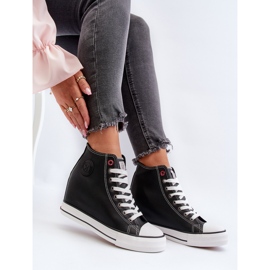 Baskets Compensées Femme Cross Jeans NN2R4005 Noir le noir 3