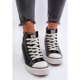 Baskets Compensées Femme Cross Jeans NN2R4005 Noir le noir 11