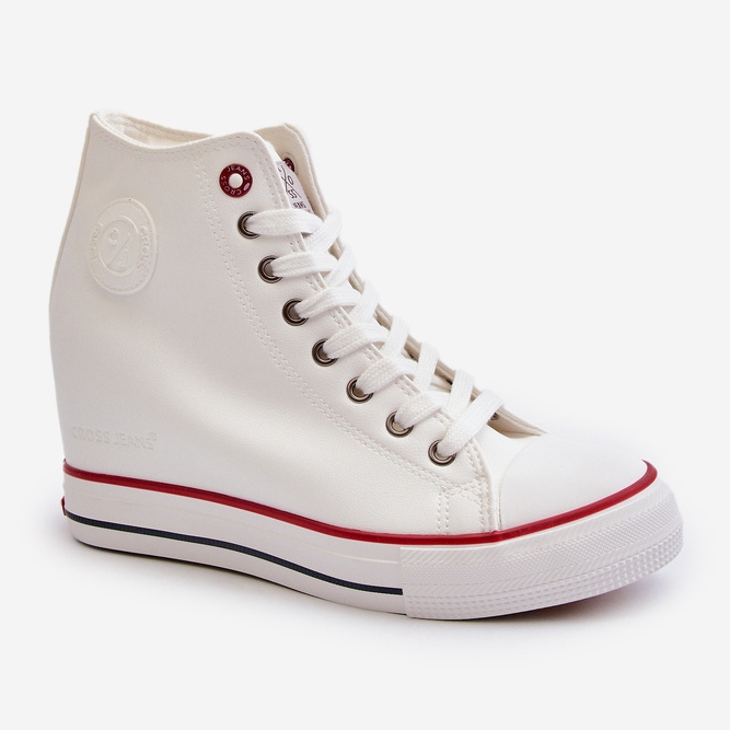 Baskets Compensées Femme Cross Jeans NN2R4004 Blanc 2