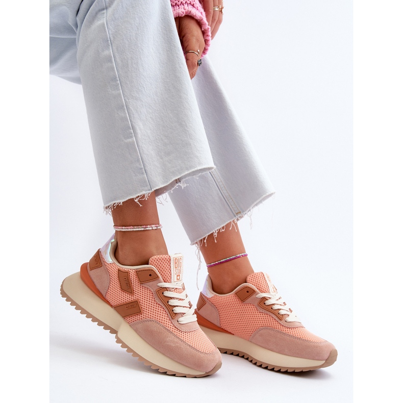 Baskets Big Star pour femmes NN274976 Orange 2