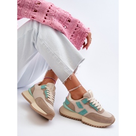 Baskets Big Star pour femmes NN274973 Beige 1