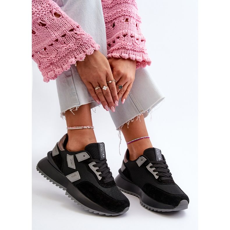 Baskets Big Star pour femmes NN274975 Noir 1