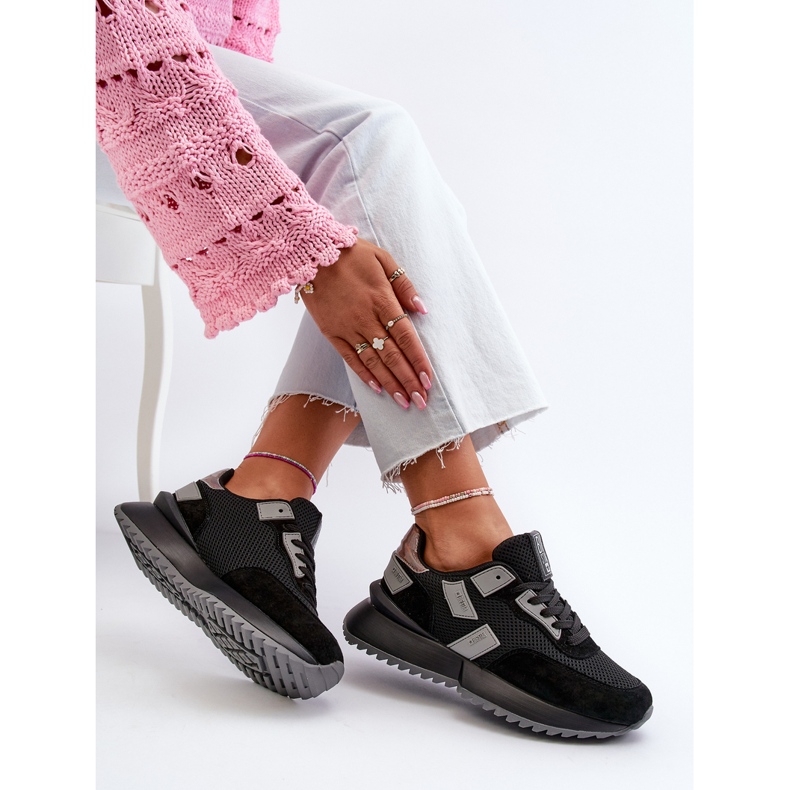 Baskets Big Star pour femmes NN274975 Noir 2