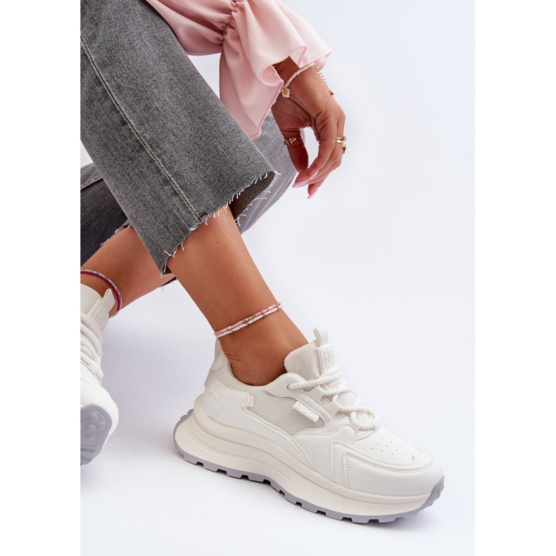 HI-POLY System Big Star Baskets Femme NN274A107 Blanc 2