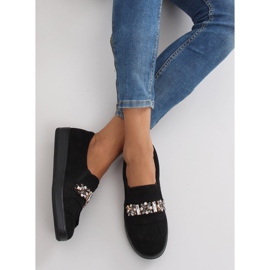 Slipons sur semelle perlée t277p Noir 1