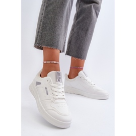 Baskets pour femmes avec système de mousse à mémoire de forme Big Star NN274A483 blanc blanche 3