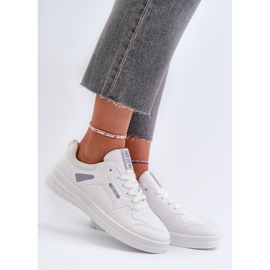 Baskets pour femmes avec système de mousse à mémoire de forme Big Star NN274A483 blanc blanche 2
