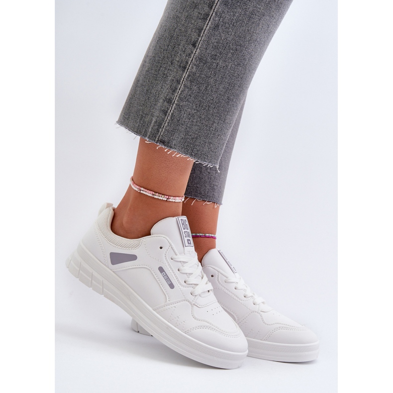 Baskets pour femmes avec système de mousse à mémoire de forme Big Star NN274A483 blanc 2