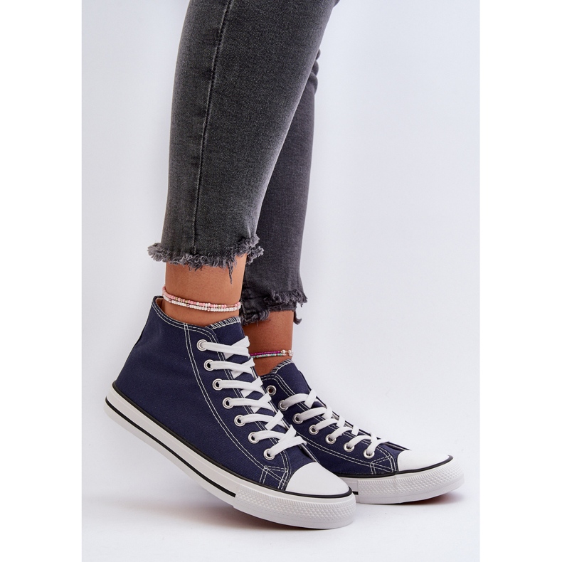 Baskets Femme Bleu Marine Socerio 2