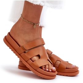 Tongs classiques Camel Molie pour femmes brun 8