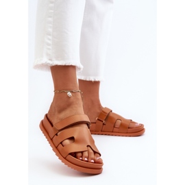 Tongs classiques Camel Molie pour femmes brun 3