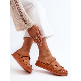 Tongs classiques Camel Molie pour femmes brun 7
