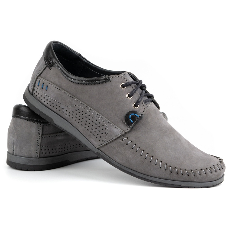 KOMODO Chaussures Mocassins homme 875 gris 5