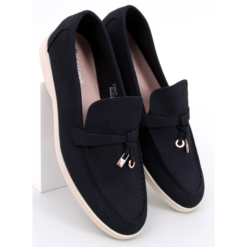 Mocassins femme Eunice Noir le noir 1