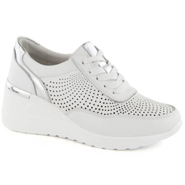 Chaussures compensées S.Barski W LR725 OLI254A blanc 1
