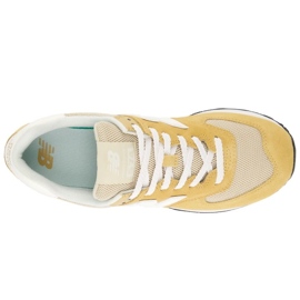 Chaussures New Balance unisexe U574PBE jaune 1