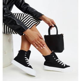 Baskets montantes noires Vinka 1