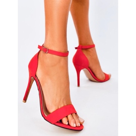 Sandales à talons hauts Sheila Orange 2