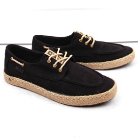 Chaussures Big Star INT1995A en daim noir 1