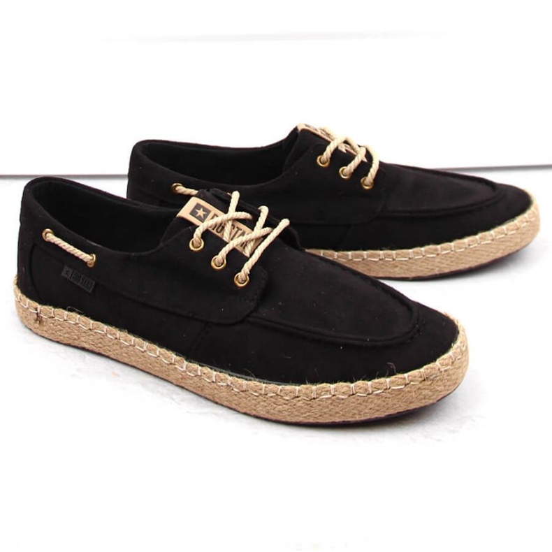 Chaussures Big Star INT1995A en daim noir 1