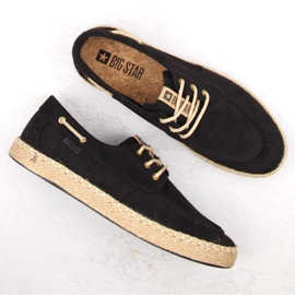 Chaussures Big Star INT1995A en daim noir le noir 3