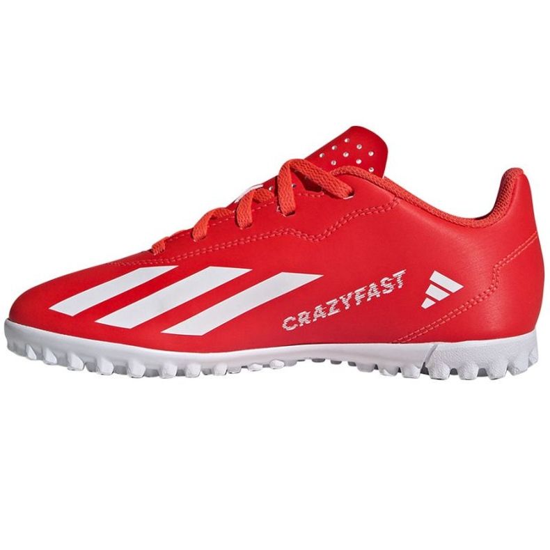 Chaussures de football Adidas X Crazyfast Club Tf IF0708 rouge 1