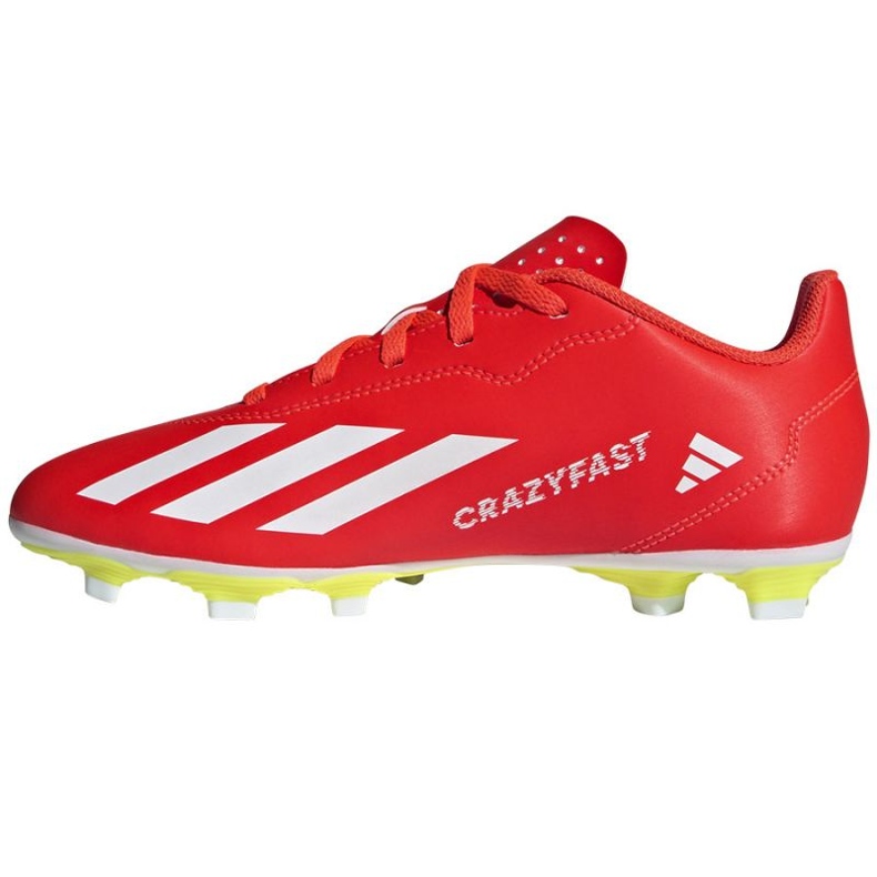 Chaussures de football Adidas X Crazyfast Club FxG IF0720 rouge 1