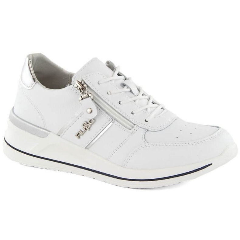 Filippo W PAW522B chaussures de sport en cuir, blanc 1