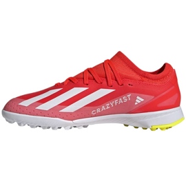 Chaussures de football Adidas X Crazyfast League Tf Jr IF0679 rouge 1