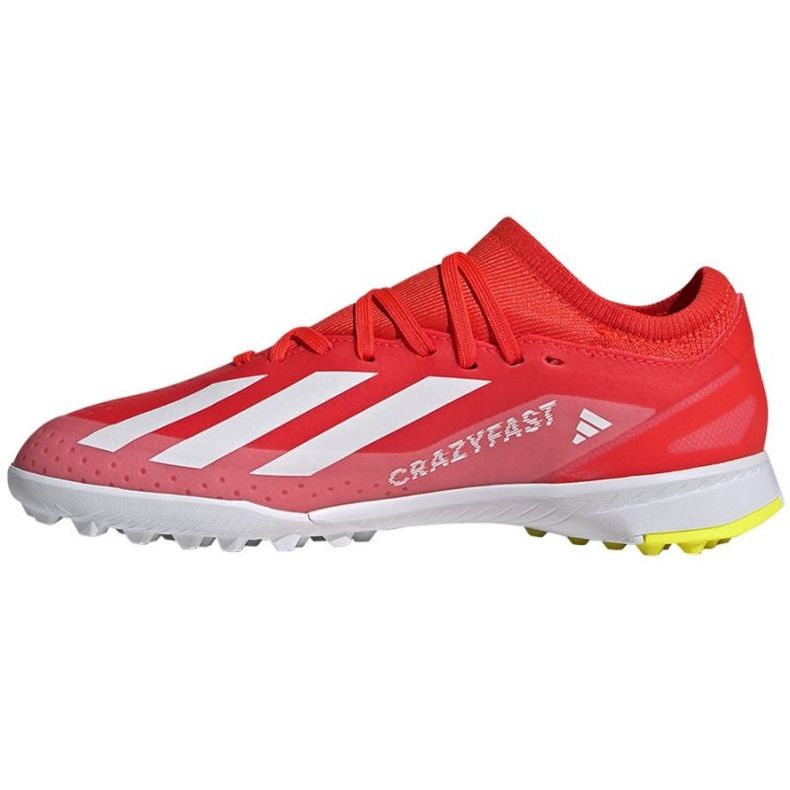 Chaussures de football Adidas X Crazyfast League Tf Jr IF0679 rouge 1