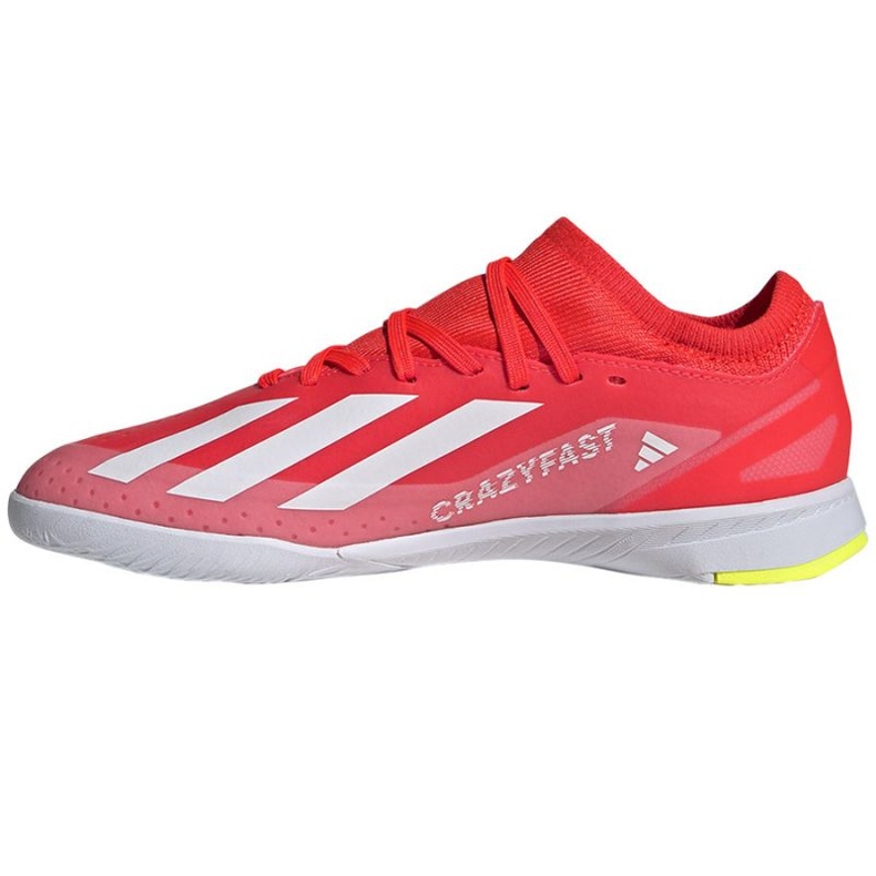 Chaussures de football Adidas X Crazyfast League In Jr IF0684 rouge 1 Chaussures de football Adidas X Crazyfast League In Jr IF0684 rouge 1