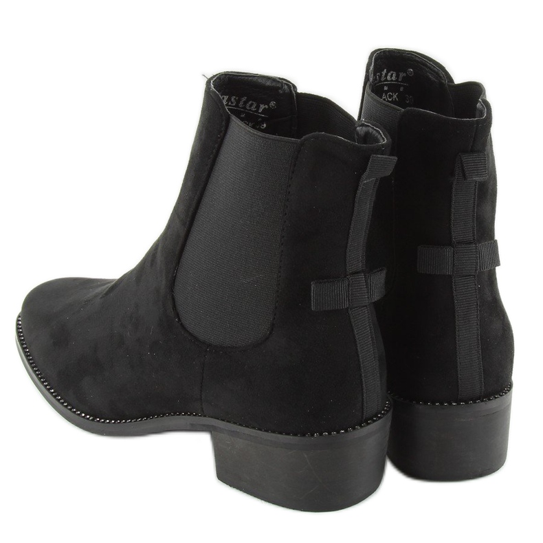 Chelsea boots élancées à nœud M270 noir 1