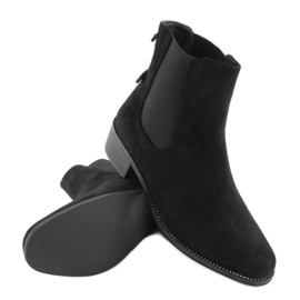 Chelsea boots élancées à nœud M270 noir 2