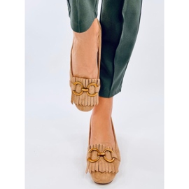 Escarpins à talon cuivrés beige Weinn 1