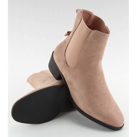 Bottines Chelsea élancées avec un nœud M270 Rose 2 Bottines Chelsea élancées avec un nœud M270 Rose 2