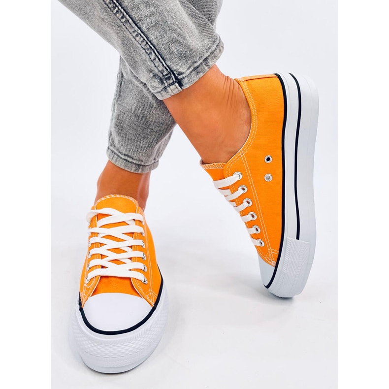 Baskets classiques femme Fargis Jaune 1