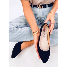 Ballerines avec insert en cuir Keys Noir le noir 4