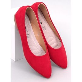 Keys Ballerines semelle cuir rouge 4