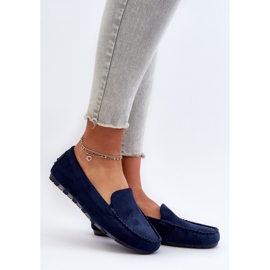 Mocassins Femme Daim Bleu Marine Ranica 2
