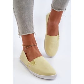 Baskets à enfiler pour femmes Baskets Jaune Adrancia 4