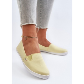 Baskets à enfiler pour femmes Baskets Jaune Adrancia 3