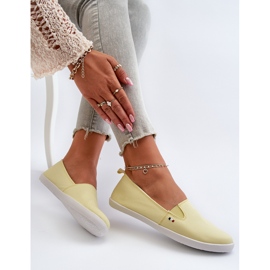 Baskets à enfiler pour femmes Baskets Jaune Adrancia 8