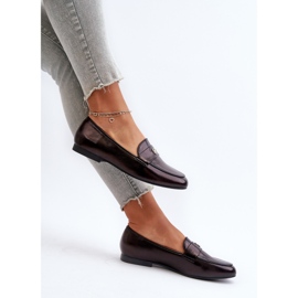 Mocassins Femme Talon Plat Noir Sylvaine 1