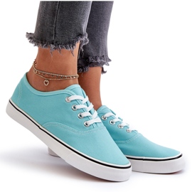 Baskets Olvali bleues classiques pour femmes 8