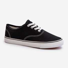 Baskets classiques pour femmes noires Olvali le noir 2