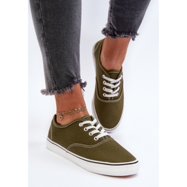 Baskets classiques pour femmes Vert foncé Olvali 5