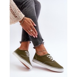 Baskets classiques pour femmes Vert foncé Olvali 9